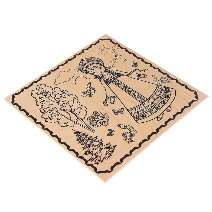 Доска для выжигания "Алёнушка"