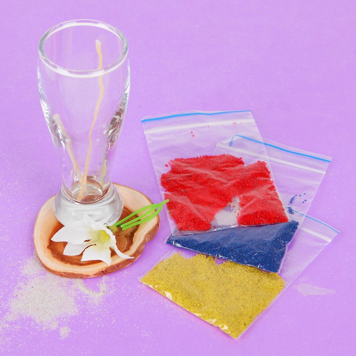 Набор для создания гелевых свечей "Фикси-свечи: Цветочное сияние"