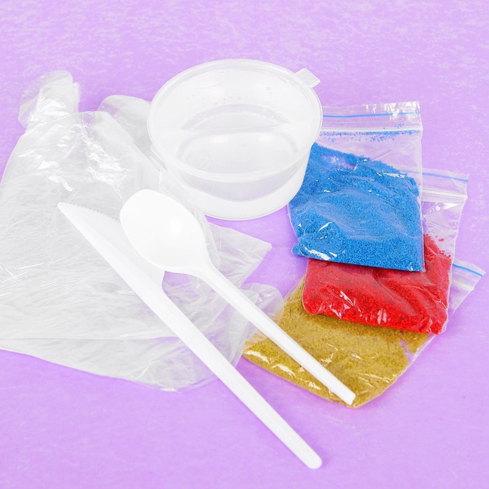 Набор для создания гелевых свечей "Фикси-свечи: Радужные камушки"