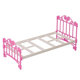Кроватка, розовая, без постельных принадлежностей, в пакете Ош