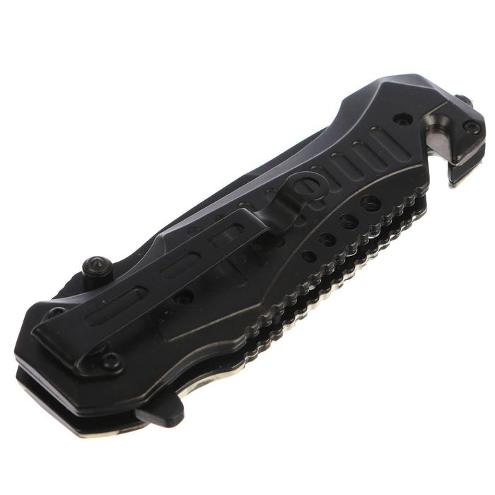 Складной нож Stinger, 90 мм, рукоять: сталь, алюминий, коробка картон