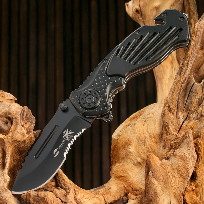 цена Складной нож Stinger, 85 мм, рукоять: сталь, коробка картон