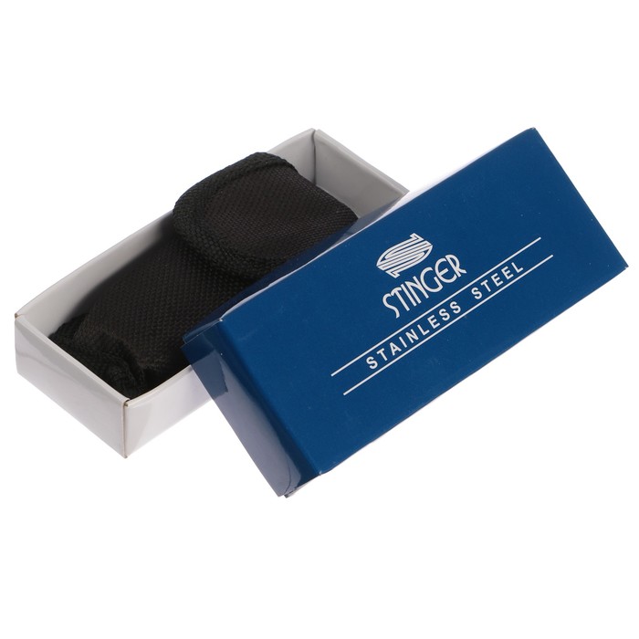 Мультитул Stinger, 6 инструментов, нейлоновый чехол, коробка картон