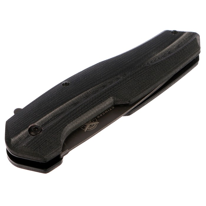 Складной нож Stinger с клипом, 130 мм, рукоять: нержавеющая сталь, подарочный бокс