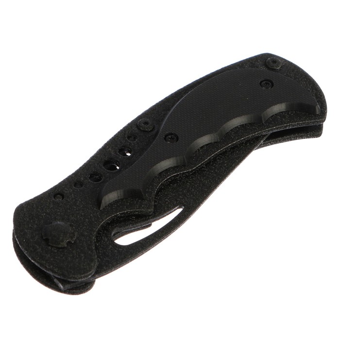 Складной нож Stinger с клипом, 90 мм, рукоять: сталь, пластик, коробка картон