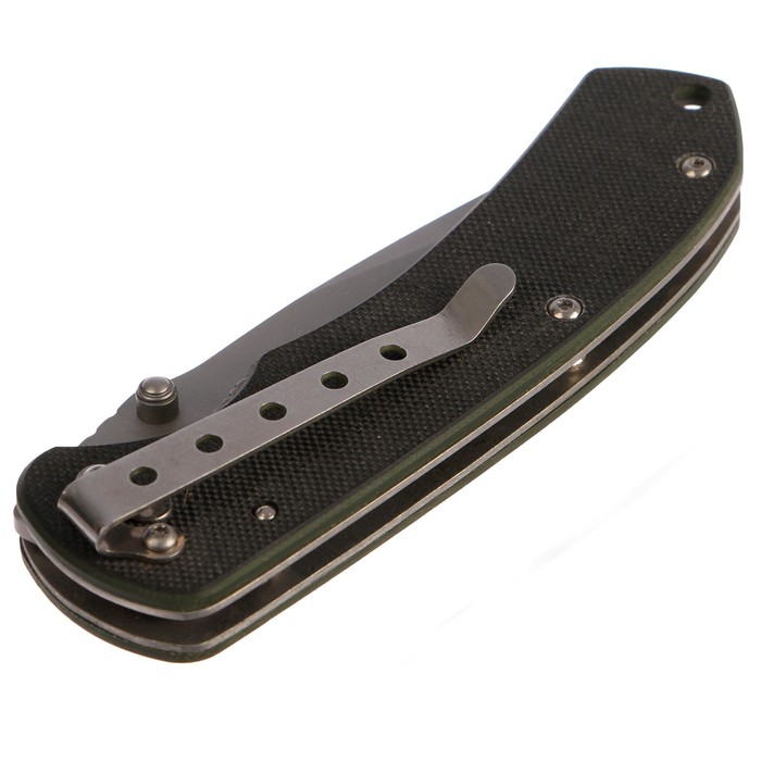 Складной нож Stinger с клипом, 85 мм, рукоять: сталь, пластик, коробка картон