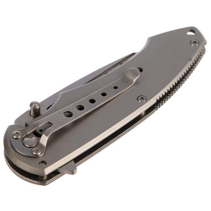 Складной нож Stinger с клипом, 85 мм, рукоять: сталь, алюминий, коробка картон