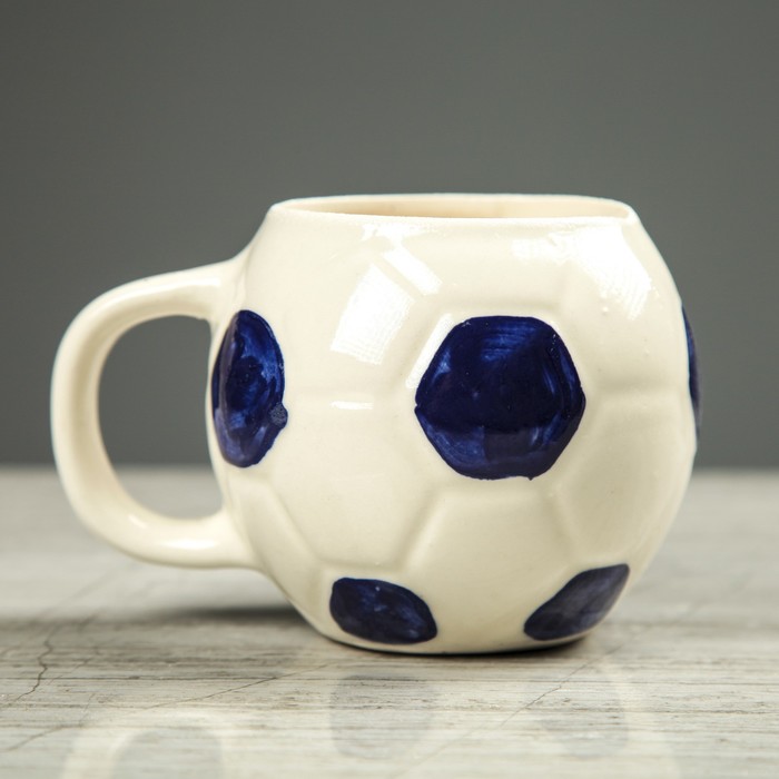 Кружка "Мяч" сине-белый