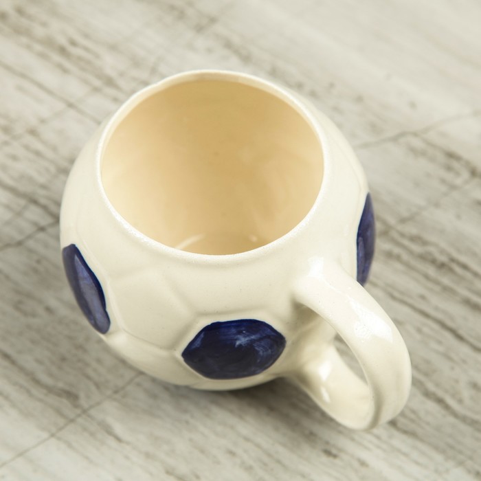 Кружка "Мяч" сине-белый