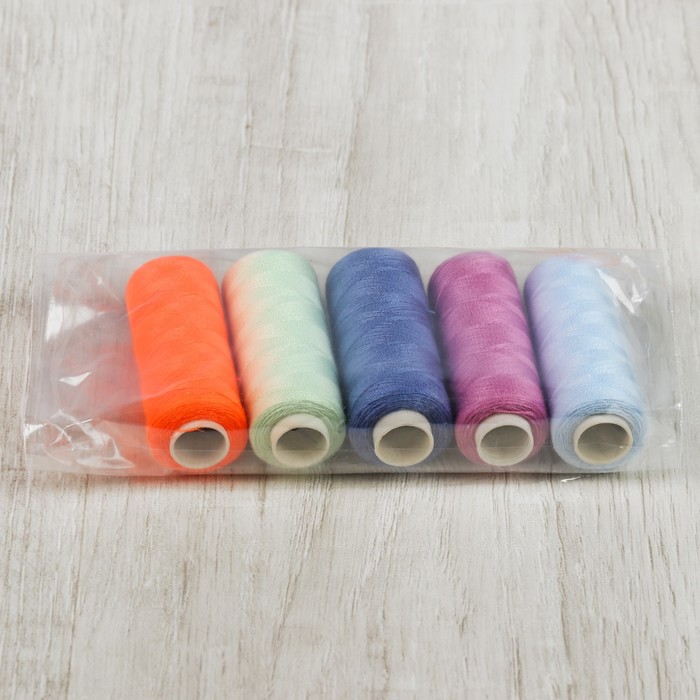 Набор ниток 5шт 40S/2 200м 100% полиэстер набор №2