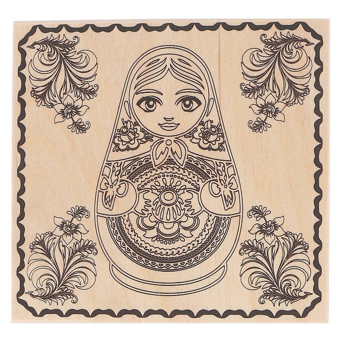 Доска для выжигания "Матрешка"
