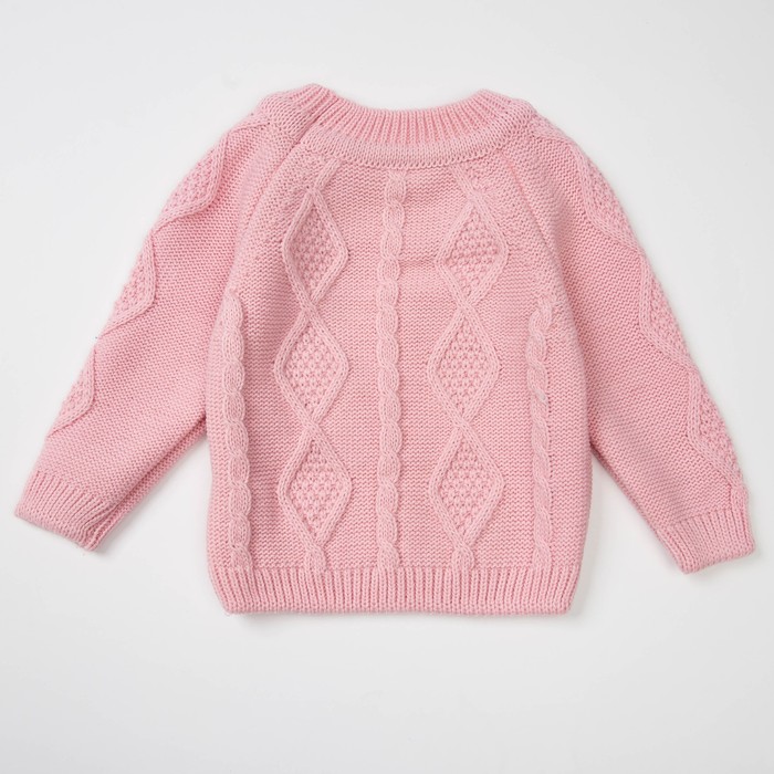 Джемпер детский, рост 80 см, цвет розовый