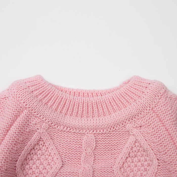 Джемпер детский, рост 92 см, цвет розовый