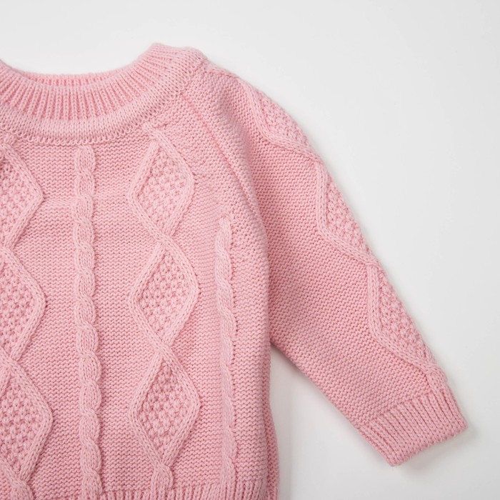 Джемпер детский, рост 92 см, цвет розовый