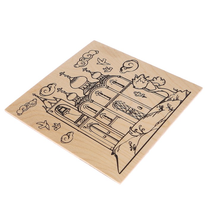 Доска для выжигания "Собор"