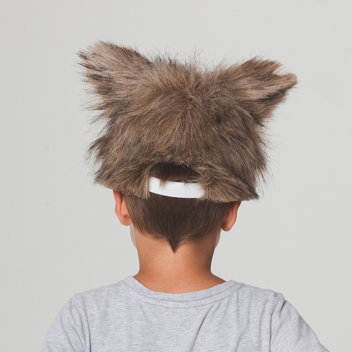 Карнавальная шапка "Кабанчик бежевый с чёлкой", обхват головы 54-57 см