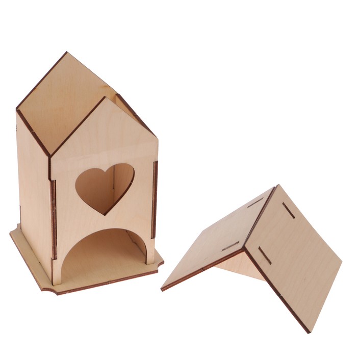 Чайный домик "Сердечко" 11х16,9см