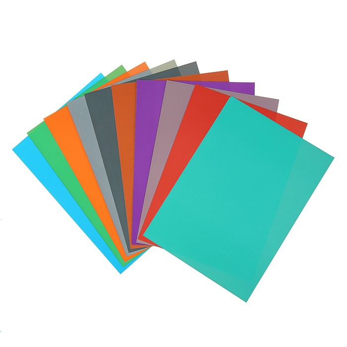 Бумага цветная двухсторонняя А4, 10 листов, 20 цветов "Сказочный город", мелованная