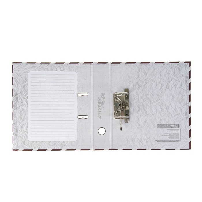 Папка-регистратор А4, 75мм Monochrome, бордовый