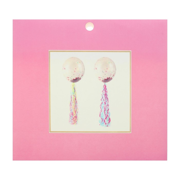 Лента для шара, 100 см, фольга, цвет серебряный