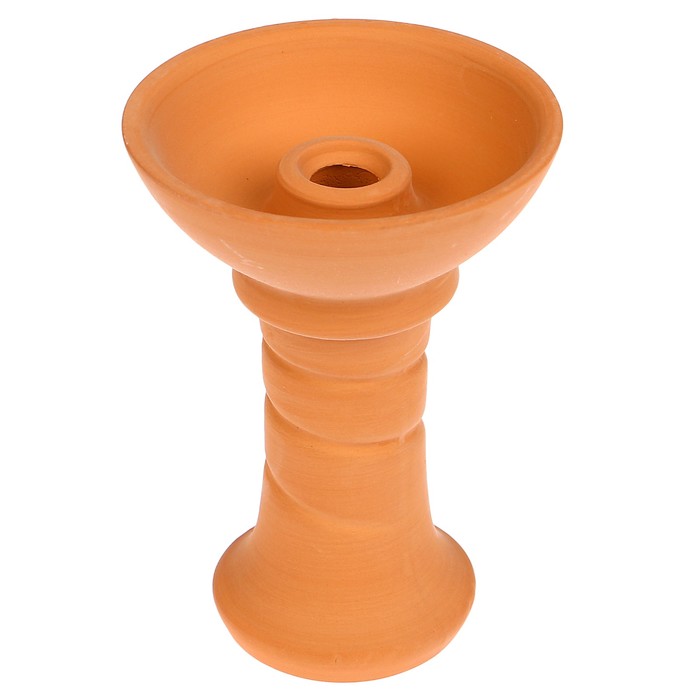 Чаша для кальяна глина. Фанел, 8,5*8,5*12 см