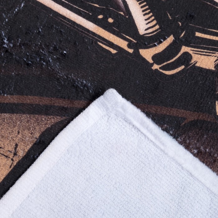 Полотенце махровое Этель "Скорость" 70х140 см, 70 % хл., 30 % п/э, 350 гр/м2