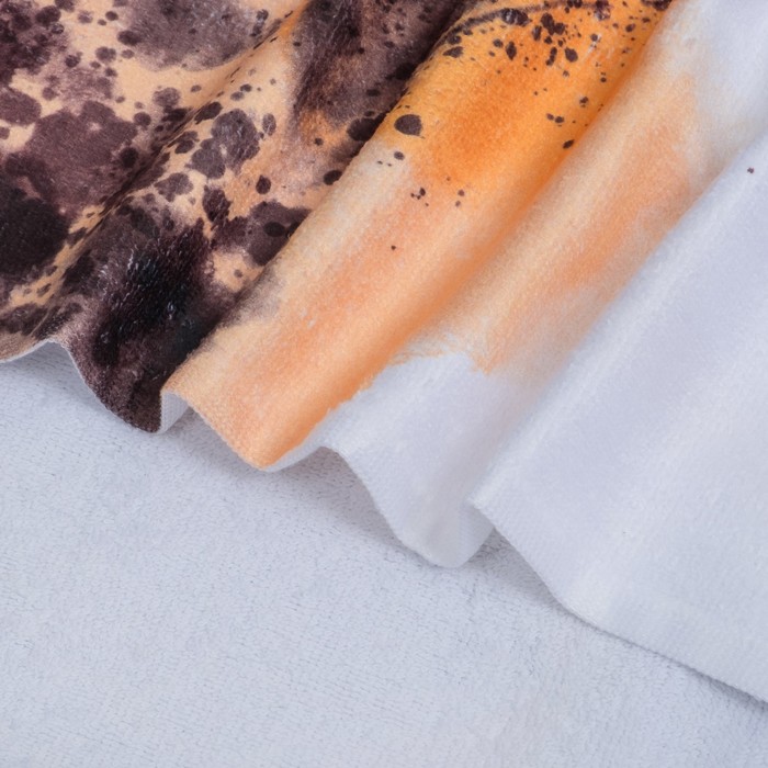 Полотенце махровое Этель "Гепард" 70х140 см, 70 % хл., 30 % п/э, 350 гр/м2