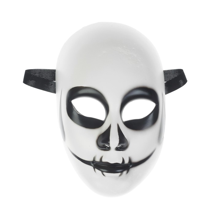 Карнавальная маска "Ужас", цвет белый