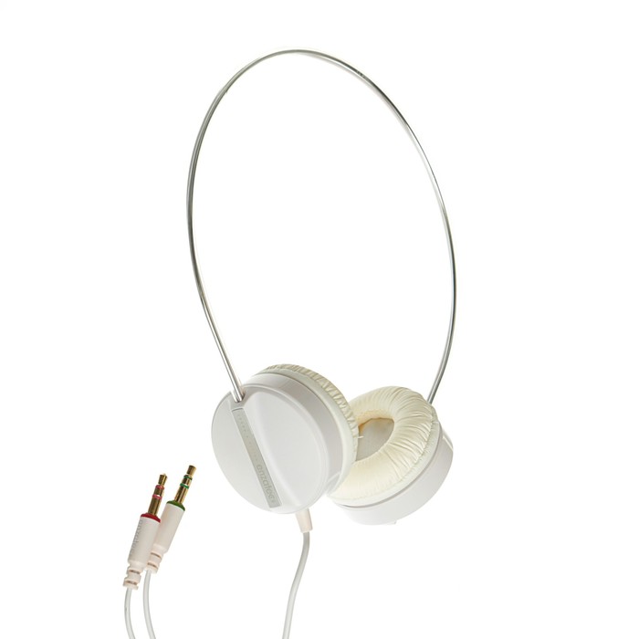 Наушники-плеер Enzatec HS112WH белый, micro-SD (HS112WH)
