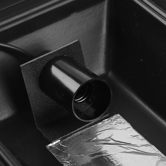 Аквариум Атолл прямоугольный 13 л, с крышкой, черный