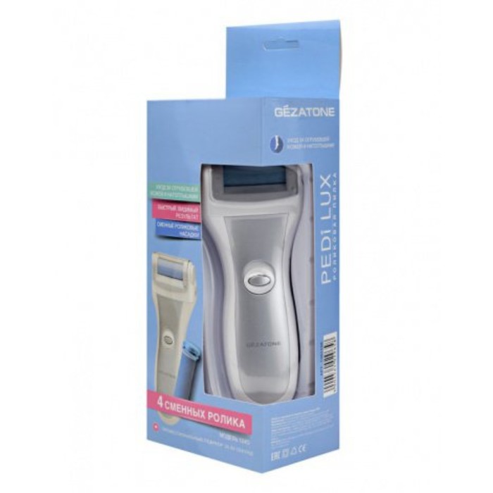 Электрическая роликовая пилк Gezatone 124D, до 1800 об/мин., от батареек 2хАА