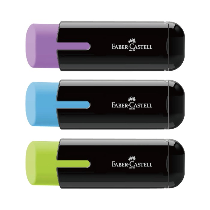 Точилка Faber-Castell с контейнером мини + ластик, 1 отверстие, микс