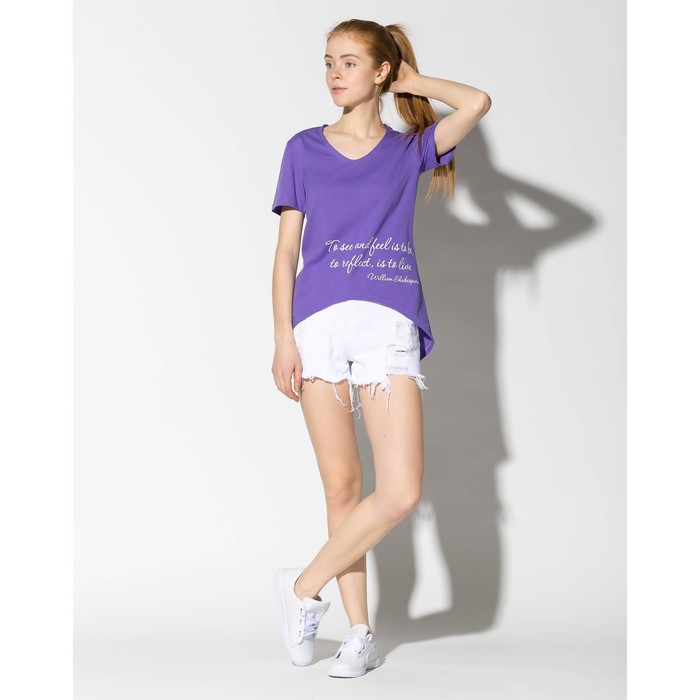Футболка женская "Wind" 2052 цвет фиолетовый, р-р 44