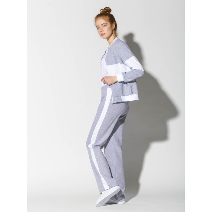 Брюки женские 2057 цвет серый, р-р 48
