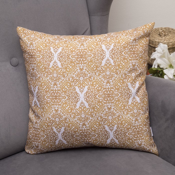 Подушка декоративная София, 40х40см, габардин, синтетич. волокно, 160 гр/м