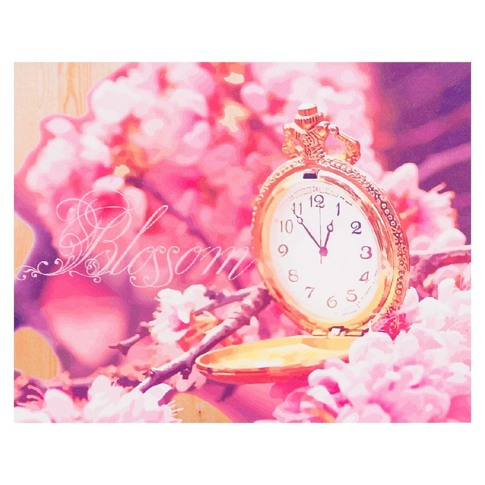 Картина по номерам на дереве "Время цветения сакуры"