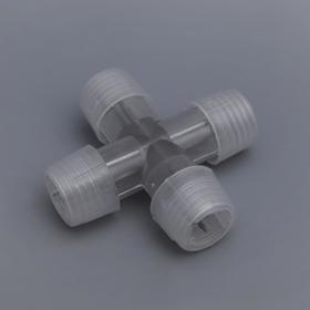 Коннектор для дюралайта 13 мм, 2W, Х - образный Ош