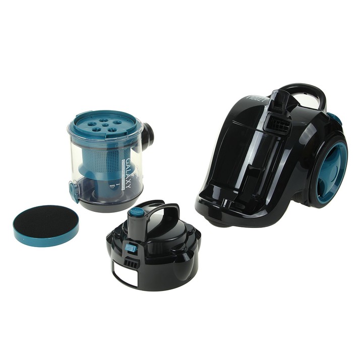 Пылесос Galaxy GL 6251, 1700 Вт, мощность всасывания 500 Вт, 3 л, черный Уценка