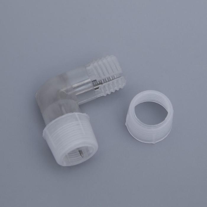 Коннектор для дюралайта 13 мм, 2W, L - образный