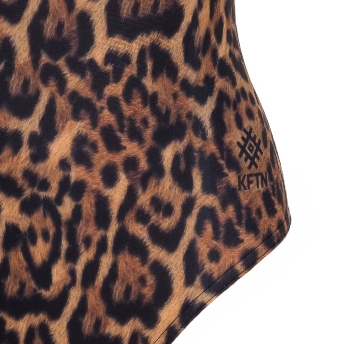 Купальник слитный женский "Леопард" р-р 44-46