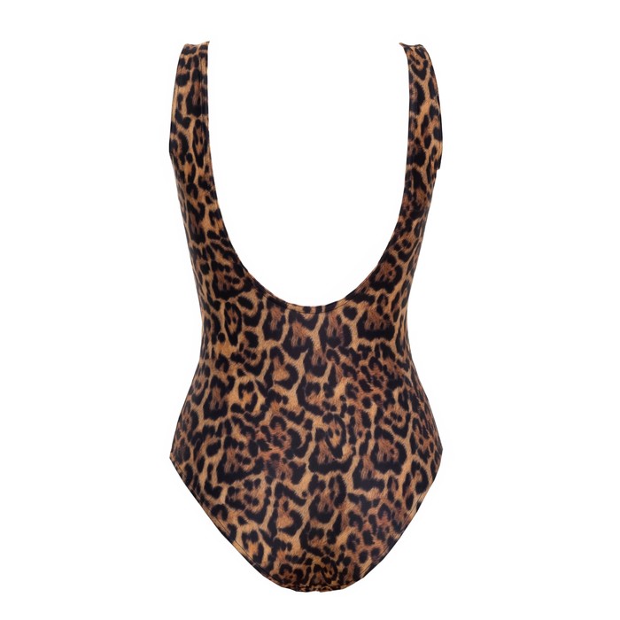 Купальник слитный женский "Леопард" р-р 44-46