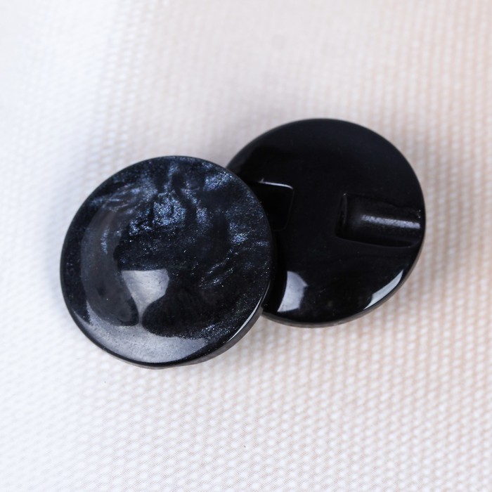 Пуговица блузочная/рубашечная, 20мм, цвет чёрный