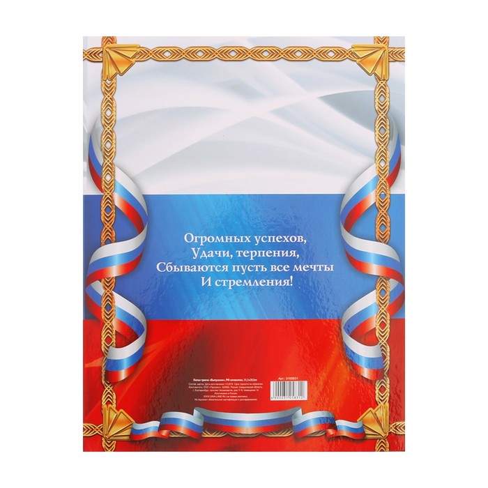 Папка-трюмо "Выпускник"