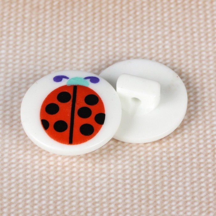 Пуговица детская на ножке, 15мм