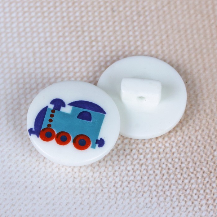 Пуговица детская на ножке, 15мм