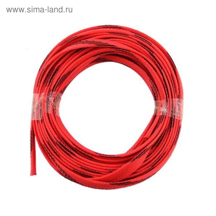 Защитная кабельная оплетка URAL WP-DB4GA RED, 10 м оплетка для кабеля ural wp dbrca 10м змеинная кожа