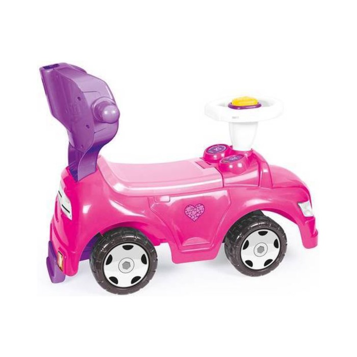 Толокар-автомобиль, 4 в 1, розовый