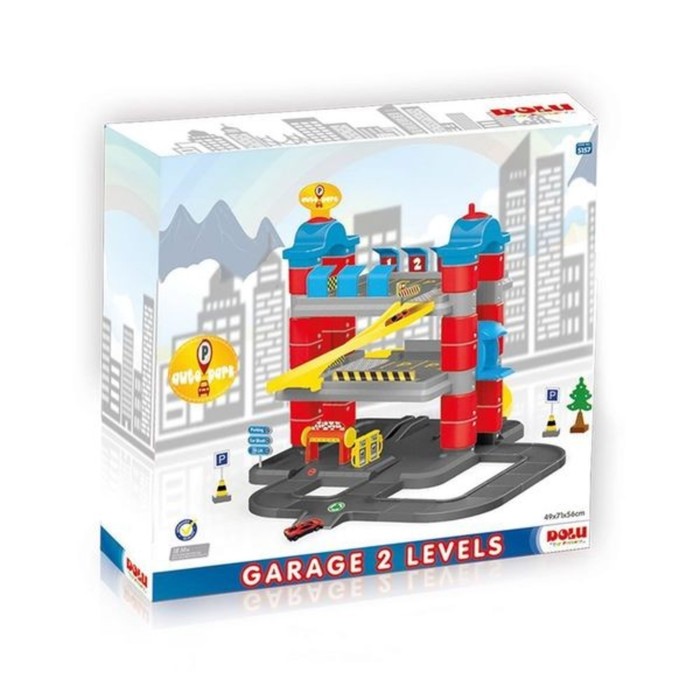 Игровой набор "Паркинг", 3 уровня, 2 машинки, лифт