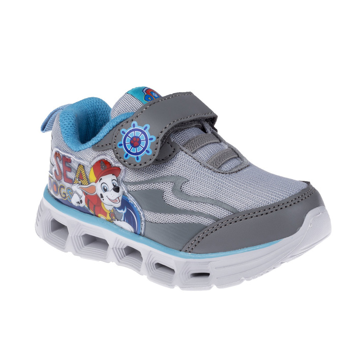 Кроссовки со светодиодами, детские арт. 7195E (серые) (р. 27)