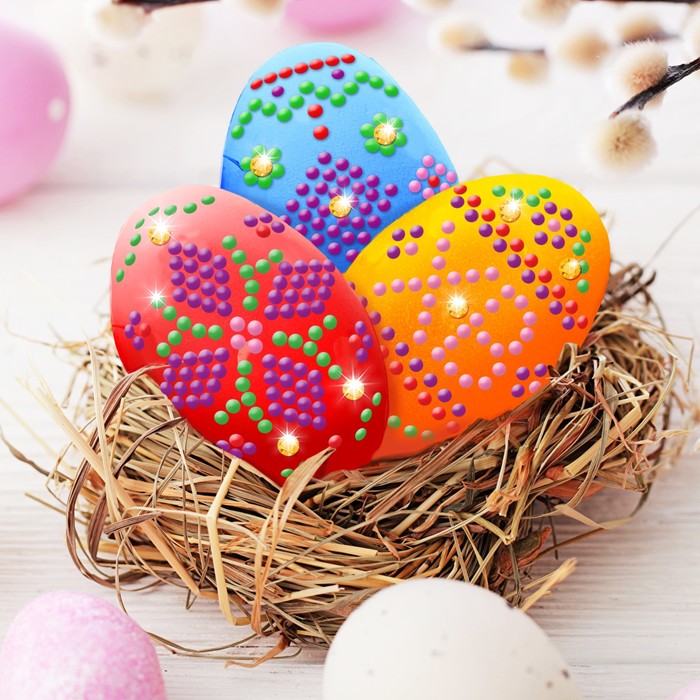 Набор для точечной росписи яиц "С Пасхой"